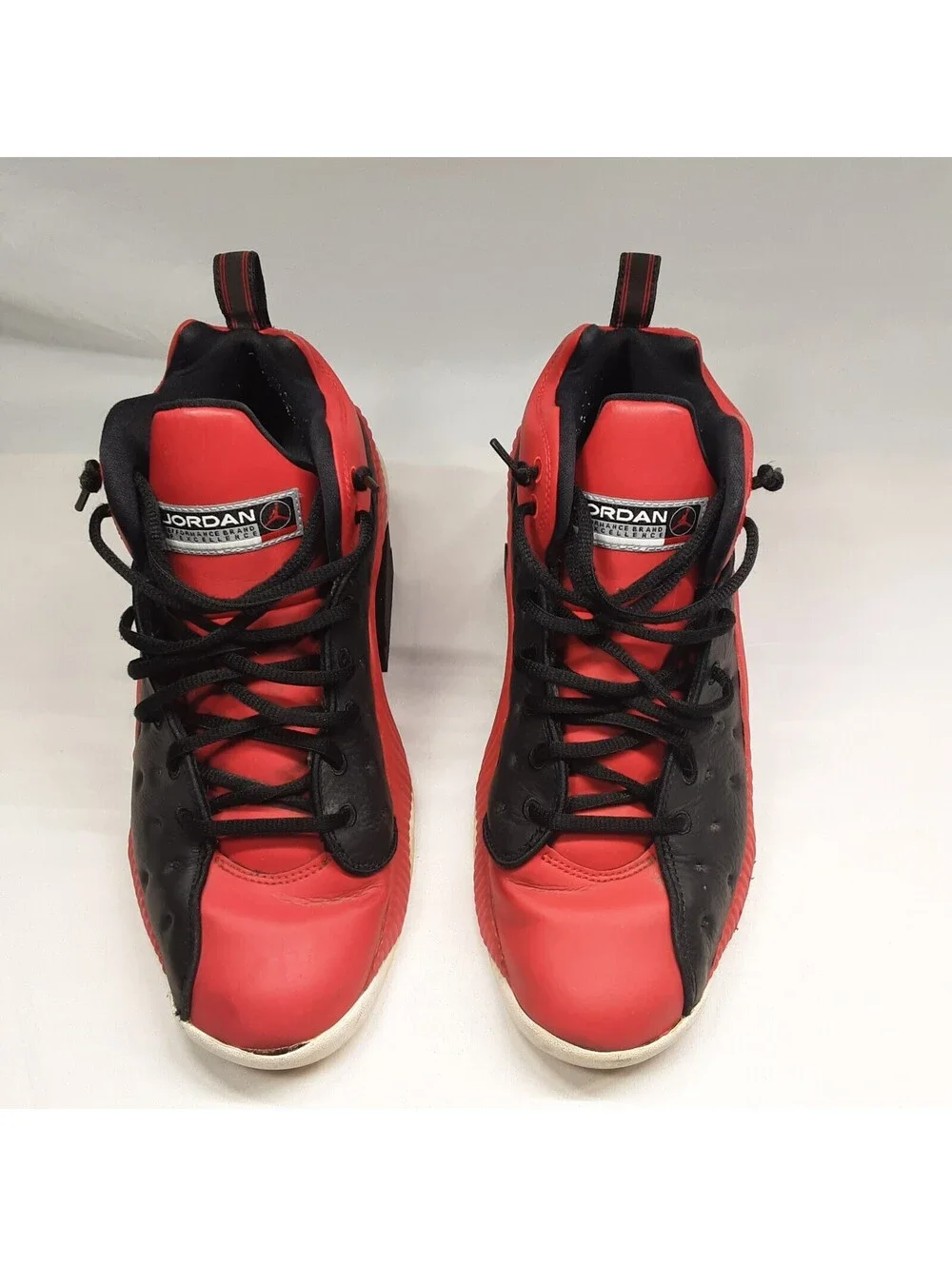 Nike Jordan - Jumpman Team 11 - Sneakers - Black Red White - Size 9 1/2